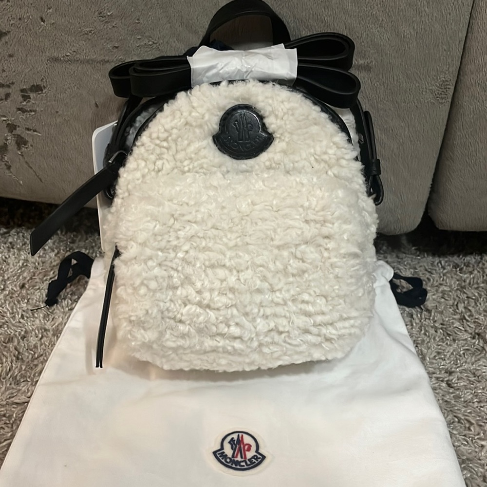 Kilia Small Faux Shearling Backpack